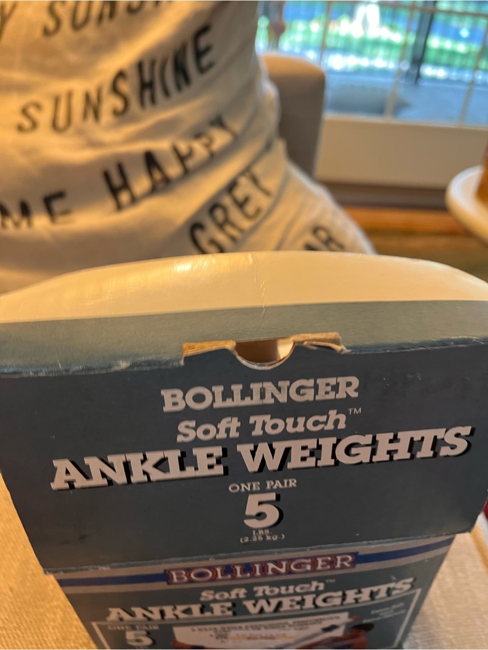 Bollinger Soft Touch Ankle Weights — Blue (5 lb Pair)
